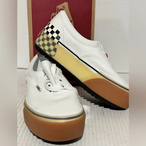 VANS Era Stacked Laced Platform Shoes - Picture 4 of 8